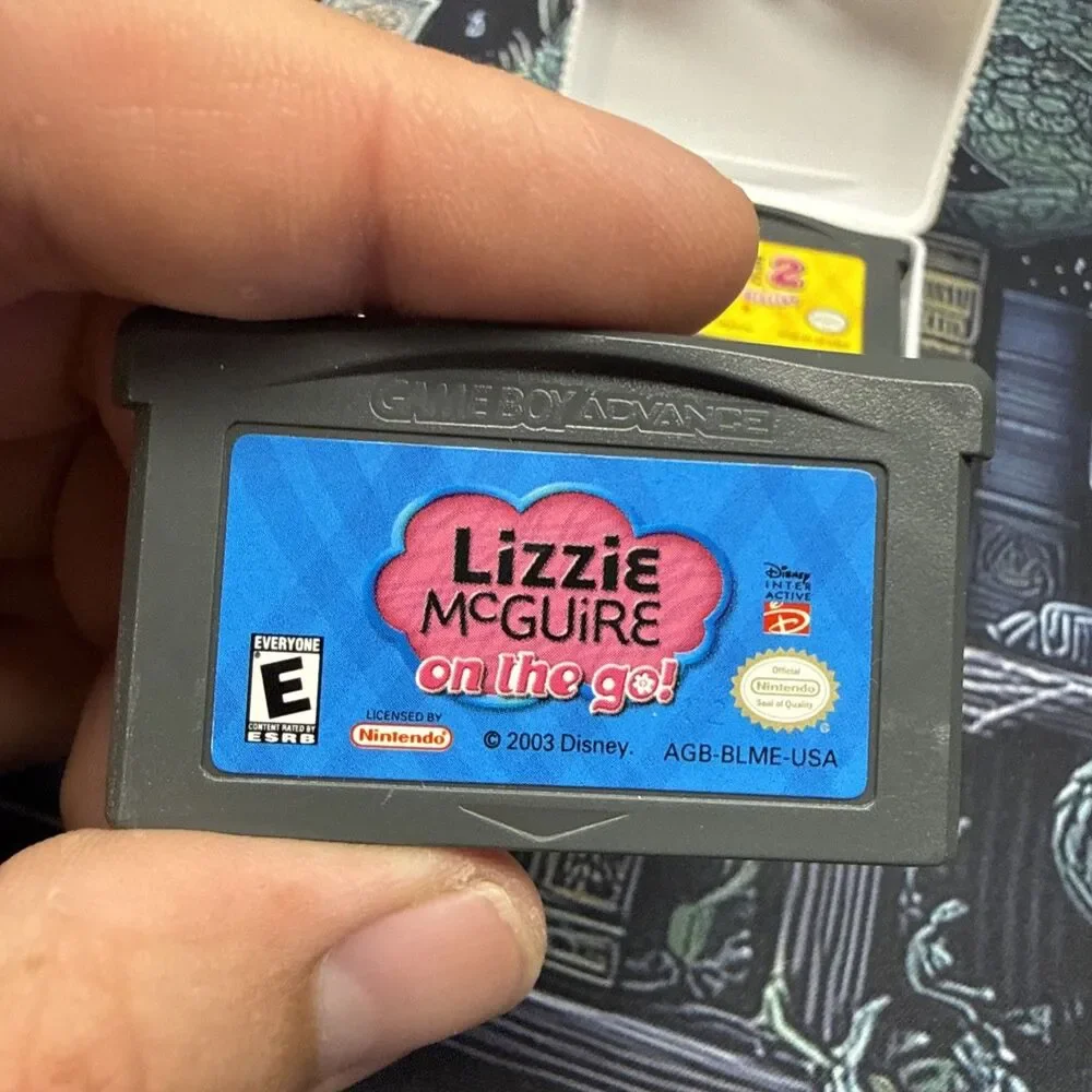 Gameboy Advance Game Lot Finding Nemo Lizzie McGuire
